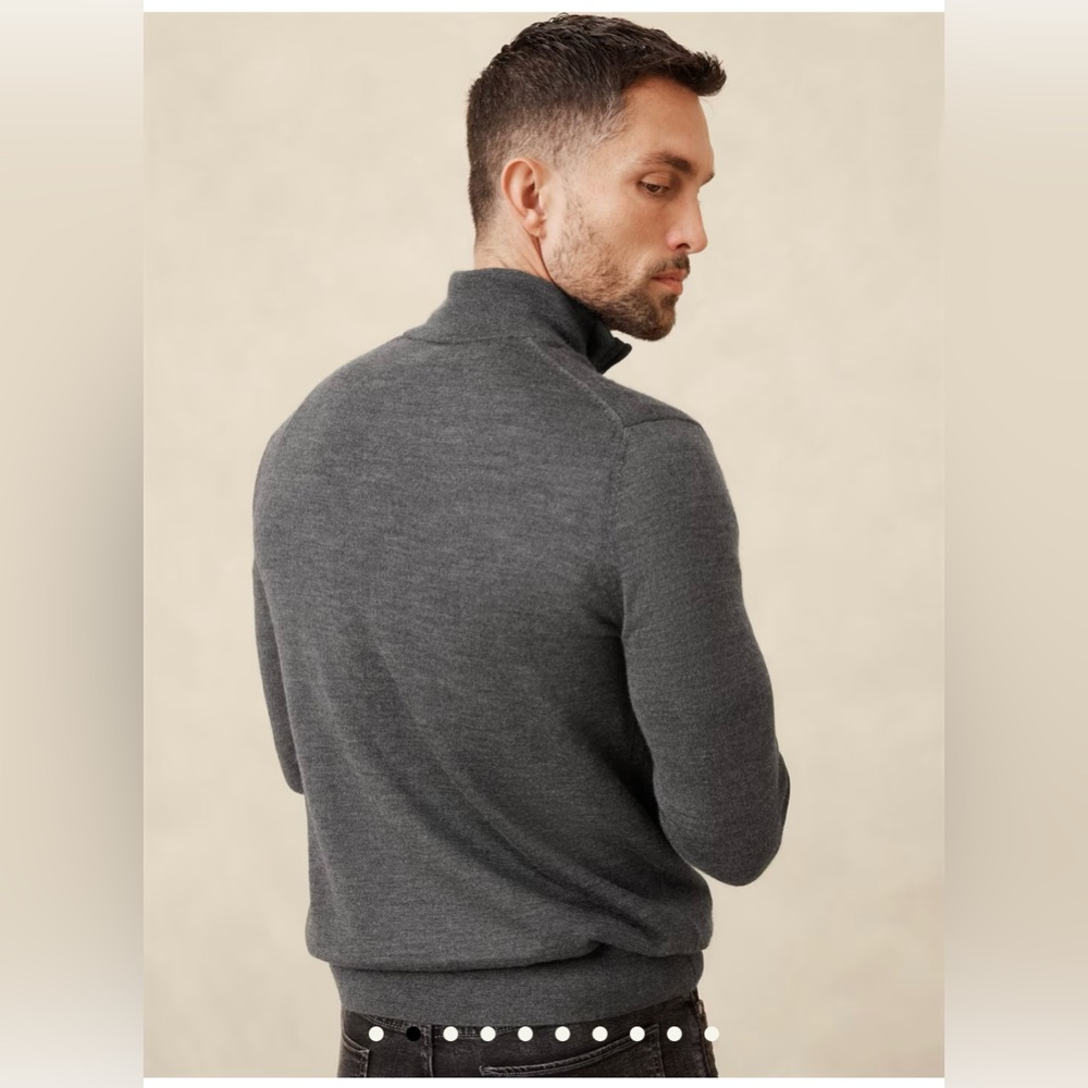 Banana Republic Extra Fine Merino Wool Men’s Sweater New Without Tags